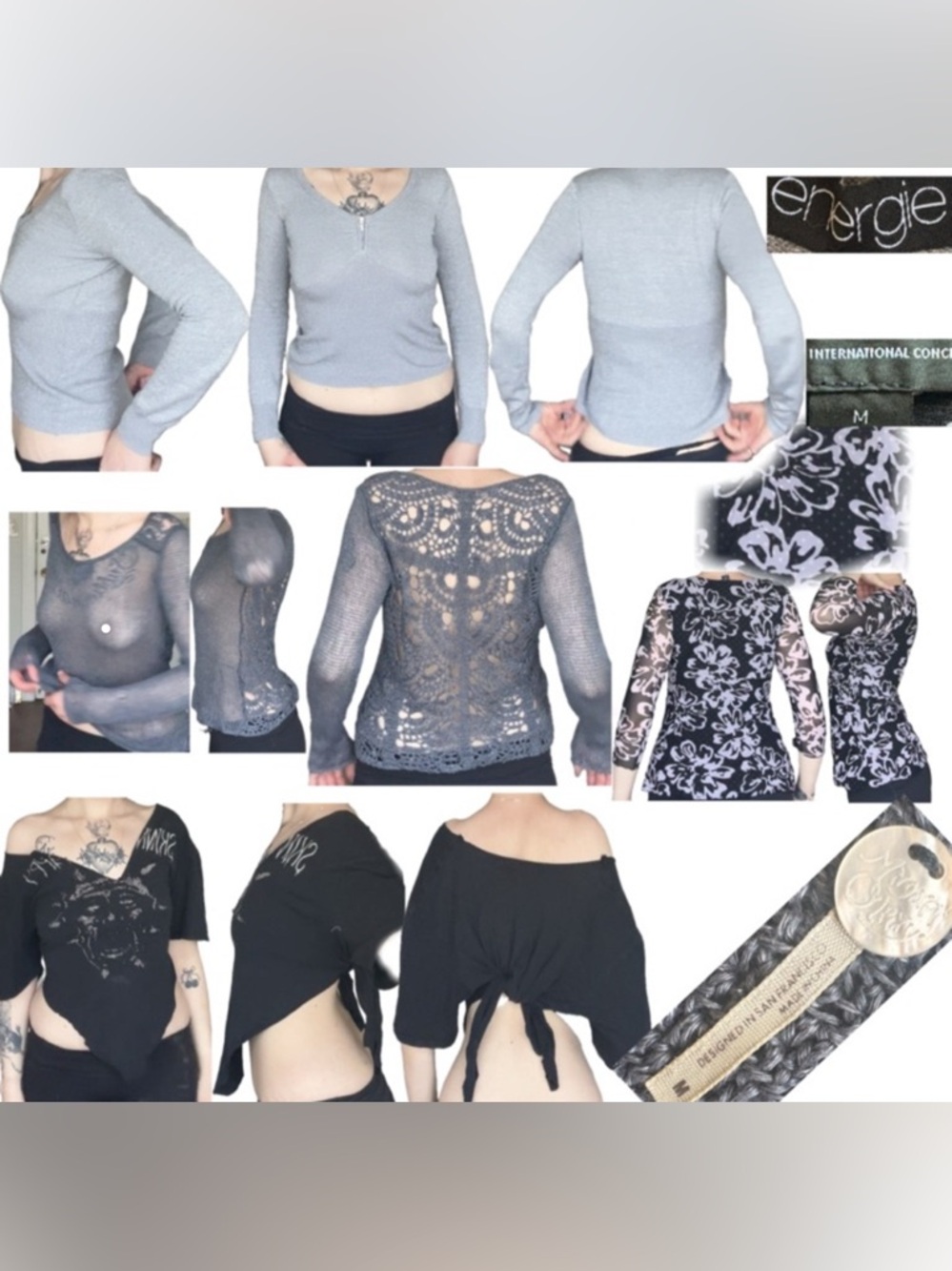 Tripp Lip Service Betsey Johnson Goth Indie Clothing Bundle Clothing lot haul 11